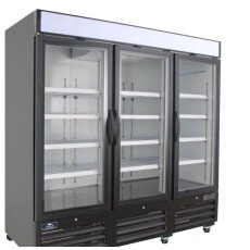 New Clearance Upright Glass 3 Door Refrigerator Cooler Merchandiser Arctic Air ARGDM72