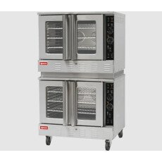 120,000 BTU Convection Oven Double Deck 40" Full Size Natural Gas 48060