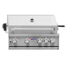 30″ Commercial Outdoor BBQ Grill Propane Gas 5 Burners 58,000 BTU with Rotisserie Kit, Warming Rack, LED Light 47876