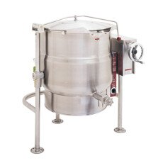 80 Gallon Electric Steam Kettle Tilt Tri-Leg 2/3 Jacket 240V 3 Phase Power ELT-80