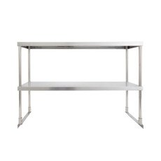 Double 18″ x 48″ 18 Gauge Stainless Steel Overshelf TOD1848