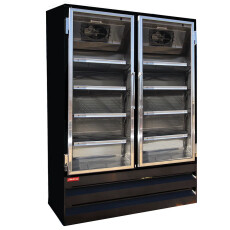 42 CuFt Capacity Howard McCray Refrigerator Merchandiser Two Door Cooler GR42BM-B