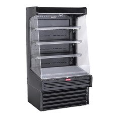 39'' W Howard McCray Vertical Dairy Open Air Merchandiser Cooler Stainless Steel, Self-Contained, 3 Shelves, w/ LED Lighting SC-OD30E-3-S-LED