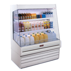 51'' W Howard McCray Vertical Dairy Open Merchandiser, Self-Contained, 2 Shelves, w/ LED Lighting SC-OD30E-4L-S-LED