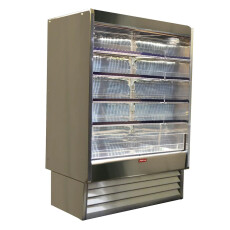 75" W Howard McCray Grab N Go Vertical Open Air Cooler w/ (5) Levels, 115/208-230v/1ph SC-OD35E-6-S-LED
