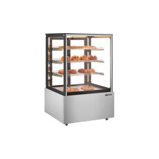 37" Square Glass Floor Standing Display Warmer with 15.7 cu.ft. 110V 48390
