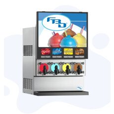 Frozen Beverage Dispenser Slush Series 4 Flavor Base Cart Included 774