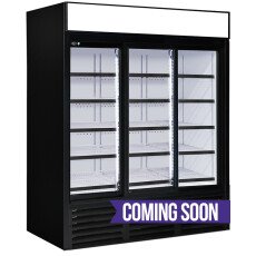 New Clearance 3 Sliding Door Refrigerator Display Merchandiser QBD CD69-HC-CL2
