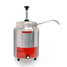 Countertop Stainless Steel Food Warmer Cheese, Chocolate, & Sauces 3.5 QT with Pump