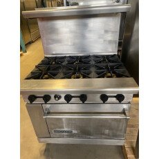 Restored Like New 6 Burner Range Oven NG