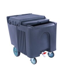 Insulated Ice Caddy with Sliding Lid and 125lb / 57kg Capacity 80585