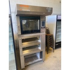 Used Werner & Pfleiderer Instore Bakery Oven with 2 Deck Ovens and Cooling Racks