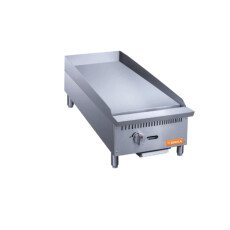 12" Wide 30" Deep 30,000 BTU Gas Griddle Flat Top, NG or LP BGM-12