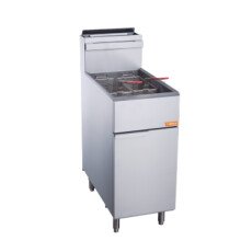 70 lbs. Capacity Gas Deep Fryer, NG or LP 150,000 BTU Brika BFR-70