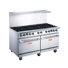 60” Wide 10 Burner Stove Top Gas Range Oven LPG or NG BGR-10B