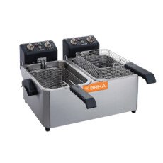 7LBS Double Basin Countertop Electric Fryer BCEF-7D