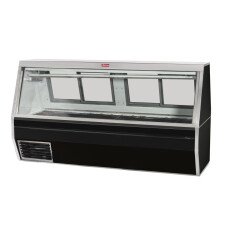 50" W Red Meat Deli Display Case, with Black Trim Howard-McCray SC-CMS35-4-BE-LED