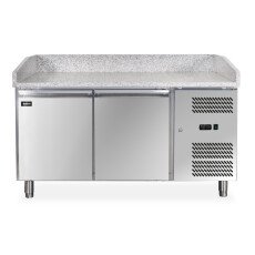 59" 2 Door Granite Top Refrigerated Pizza Prep Table 39592