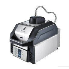 Used Electrolux Cooking Sandwich Press w/ Cast Iron Ribbed Top & Smooth Bottom Plates - 208V, 1 Phase