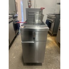 New 50 lbs. Capacity Electric Deep Fryer, 208v Or 240v, Single Or Three Phase, Hot Zone HZ-EF50-CL