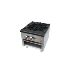 New 80,000 BTU 1 Burner NG or LP Gas Stock Pot Range Hot Zone HZ-SP-1-CL