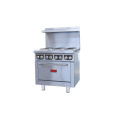 36” Commercial Electric Range with 6 Burners and Standard Oven – 208V, 17kW, 1Ph 49170