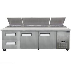 94” 2 Door, 2 Drawer, Refrigerated Pizza Prep Table 32 cu.ft. (906 L) 49299