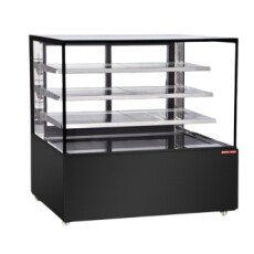 72" Square Glass Refrigerated Display Case Cooler NADC-71-SG