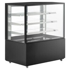 48" Square Glass Refrigerated Display Case Cooler NADC-48-SG