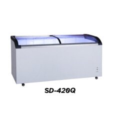 50″ Sliding Top 4 Basket Ice Cream & Food Display Freezer SD-420Q