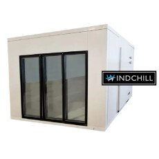 3 Doors with Frame 24"x79" Glass Door Sets for Walk-In Cooler & Freezer WC-WALK4DF