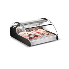 Clearance New 28" Countertop Curved Glass Refrigerated Display Case Cooler Cold Zone With 90L Capacity CZ-CW-118-CL