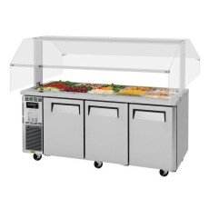 Turbo Air 72" Commercial Refrigerated Buffet Cold Table / Salad Prep Station JBT-72-N-V