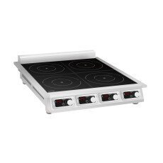 Commercial 4-Zone Induction Cooktop High-Performance Countertop Range CCI-4351-PH