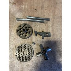 Meat Grinder Attachment with 3 Different Plates (Attachment Only) MGAW-3DP-CL