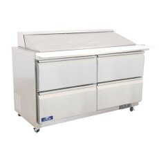 60" 4 Drawer Standard Sandwich / Salad Prep Table Refrigerator Arctic Air AST(D)60R