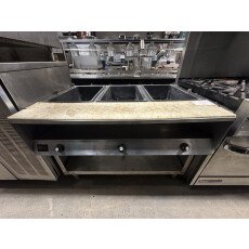 3 Well Steam Table with cutting board 4FTS3MI-CL