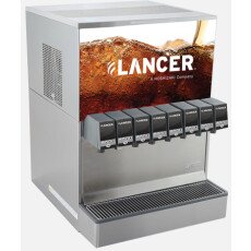 Commercial Countertop Beverage Dispenser – 6 & 8 Valve Post-Mix Soda Fountain System Lancer CED800