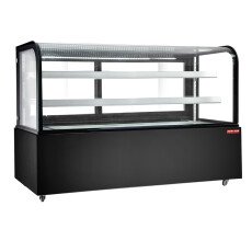 72″ Curved Glass Refrigerated Display New Air NDC-72-CG