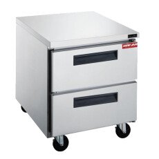 29″ Stainless Steel Undercounter Refrigerator with 2 Drawers New Air NUR-29-2D