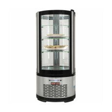 19" Countertop Round Display Case Refrigerator New Air NDC-010-RD
