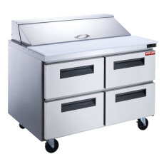 60" Refrigerated Salad/Sandwich Prep Table With 4 Drawers New Air NPT-60SA-4D