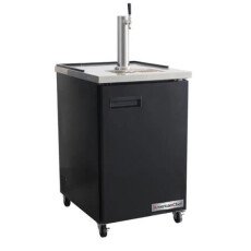 30" Single Door Beer Dispenser Refrigerator with Single Tap Tower American Chef BBDD1-30B