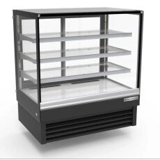 60" Square Glass Floor Refrigerated Display Case American Chef DCS60