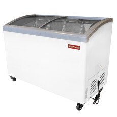 New Clearance 49″ Curved Glass Ice Cream Freezer New Air NIF-49-CG-CL