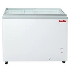 41" Commercial Flat Glass Ice Cream Display Freezer New Air NIF-41-FG
