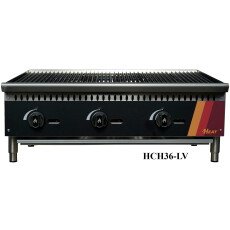 36" Commercial Lava Rock Charbroiler 105,000 BTU NG/LP EFI HCH36-LV-N-V