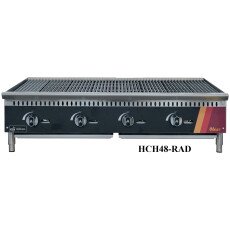 48" Commercial Radiant Charbroiler 140,000 BTU NG/LP EFI HCH-48-RAD-N-V