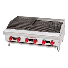 48" Commercial Radiant Gas Charbroiler 120,000 BTU NG/LP American Range ARSRB-48-NG-V