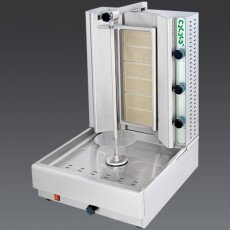 100 lb Vertical Broiler Gyro & Shawarma Machine 36,000 BTU NG/LP Visvardis DG6A-N